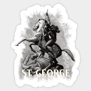 Saint George Dragonslayer Sticker